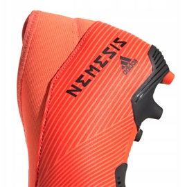 Adidas Nemeziz 19.3 Ll Fg Jr EH0488 jalkapallokengät punainen oranssi 1