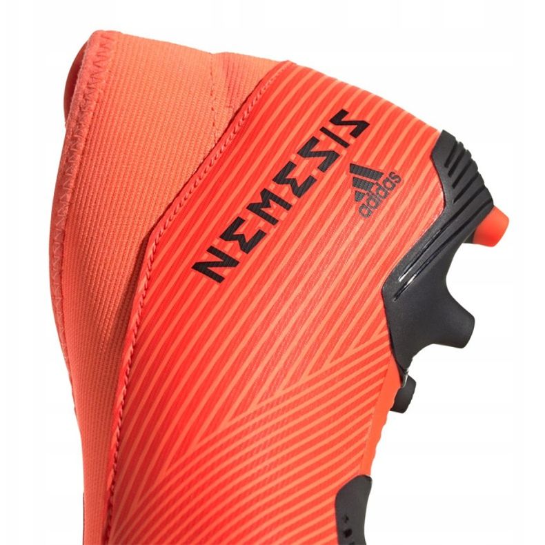 Adidas Nemeziz 19.3 Ll Fg Jr EH0488 jalkapallokengät punainen oranssi 1