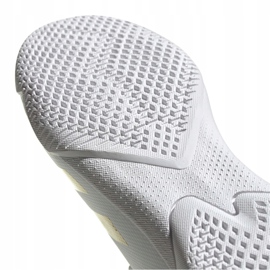 Adidas Predator 20.3 In Jr FW9218 jalkapallokengät harmaa / hopea, valkoinen, kulta valkoinen 1