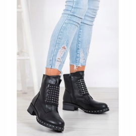 J. Star Muodikkaita työntekijöitä tekojalokivillä musta 1