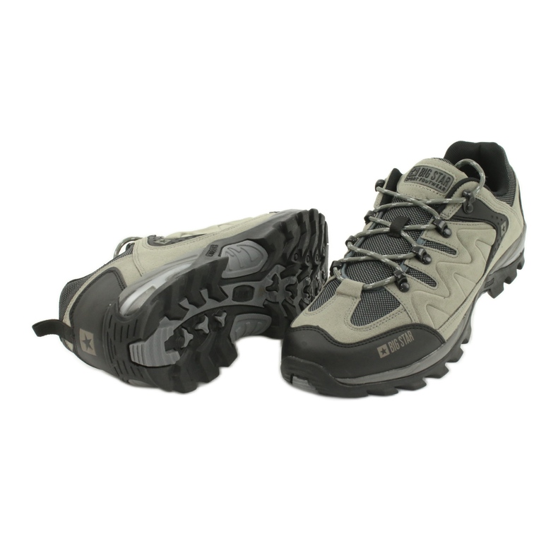 Miesten Big Star -vaellus GG174281 musta harmaa 3