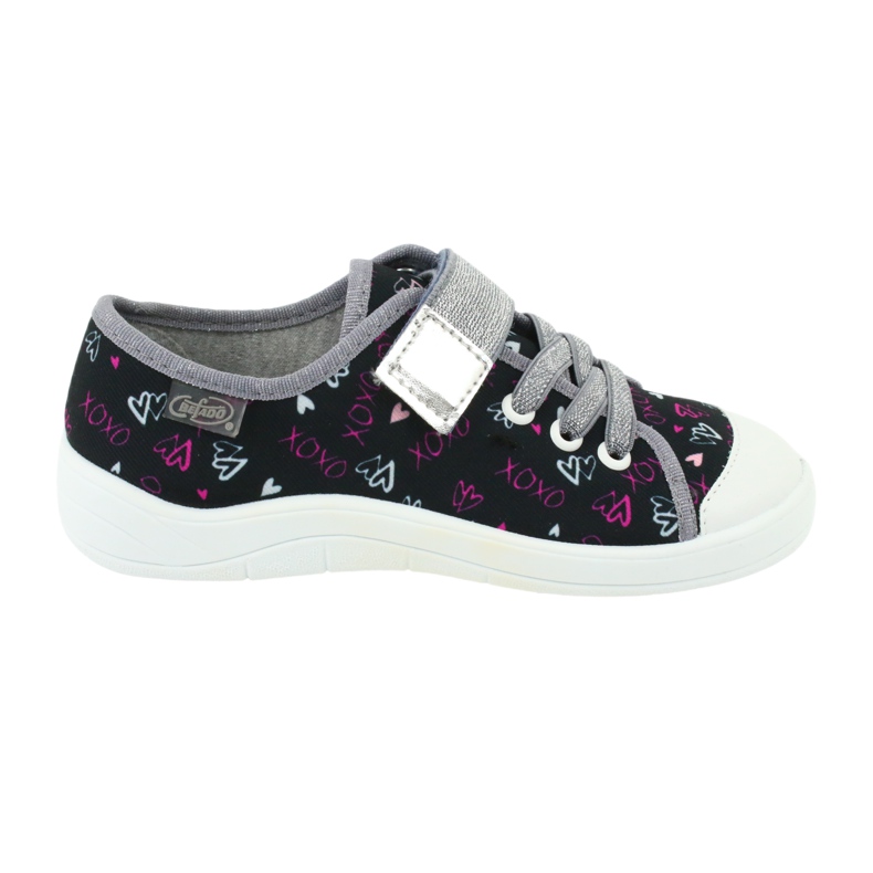 Befado lasten kengät 251Y142 musta vaaleanpunainen harmaa 5