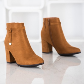 Tyylikkäät VINCEZA -saappaat ruskea 1