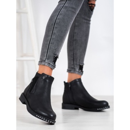 Goodin Eco-nahkaiset saappaat musta 1