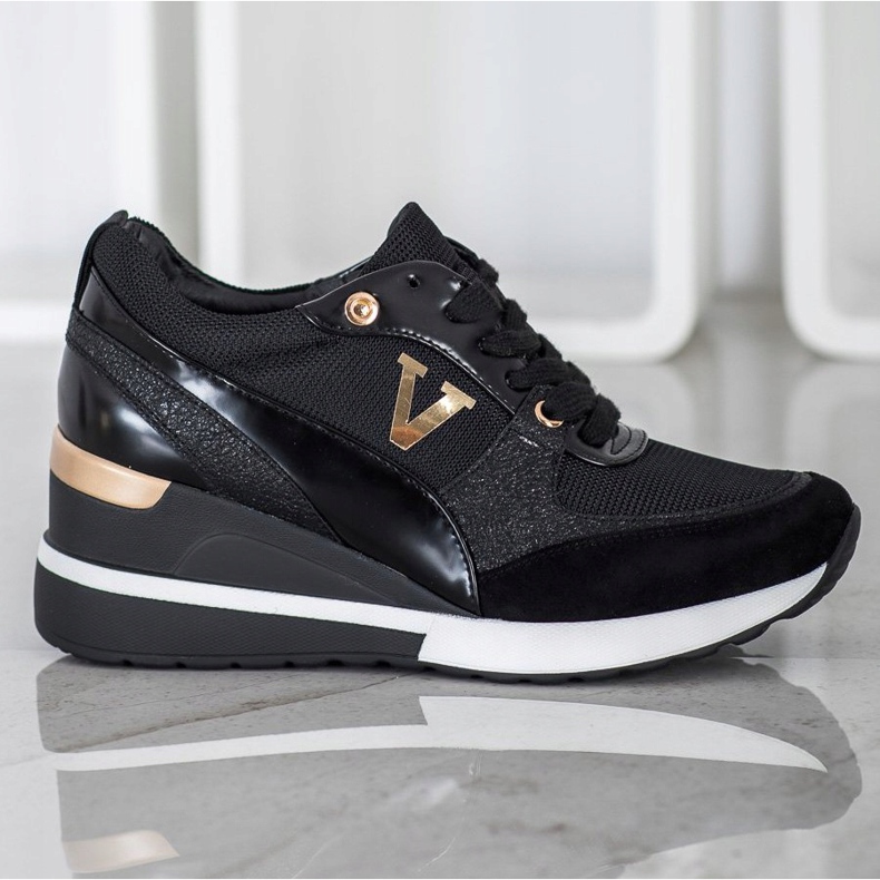 Vinceza Vincez Wedge -lenkkarit musta 1