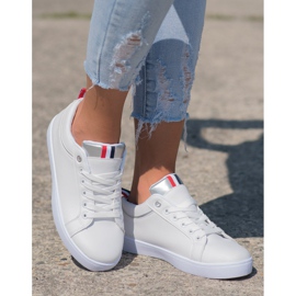 SHELOVET Tyylikkäät lenkkarit Eco -nahalla valkoinen 2