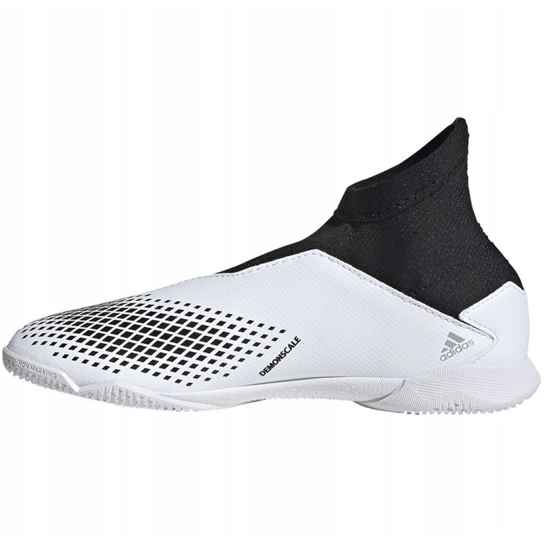 Adidas Predator 20.3 Ll In Jr FW9213 jalkapallokengät harmaa valkoinen 2