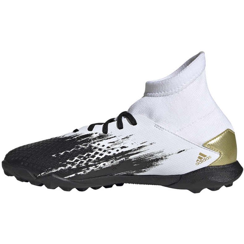 Adidas Predator 20.3 Tf Jr FW9220 jalkapallokengät harmaa valkoinen 2