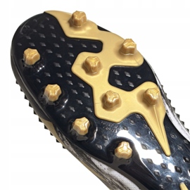 Adidas Predator 20.1 Low Ag M FW9747 jalkapallokengät musta, valkoinen, musta, kulta valkoinen 1