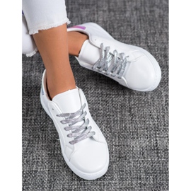 SHELOVET Muodikkaat urheilukengät valkoinen 1