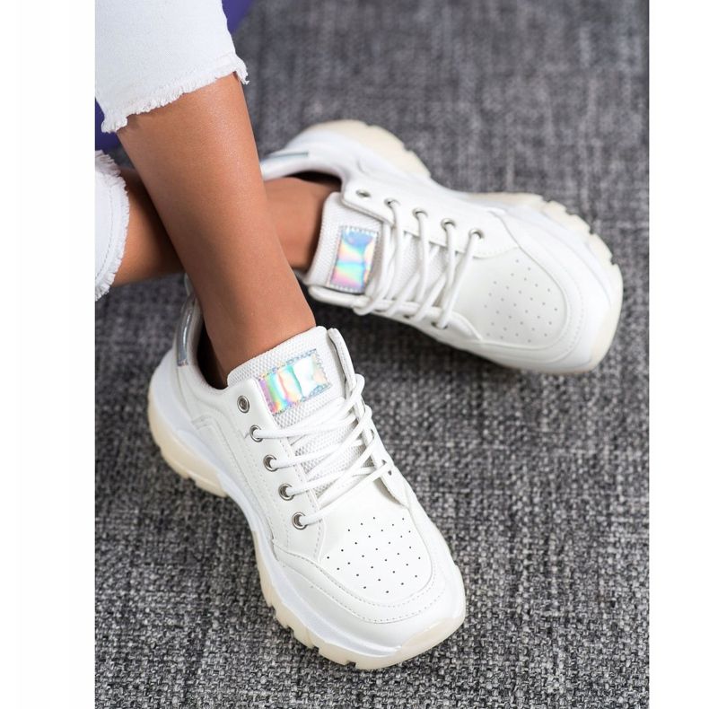 SHELOVET Eco -nahka lenkkarit valkoinen 2