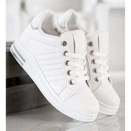 SHELOVET Valkoiset Wedge -lenkkarit valkoinen 2