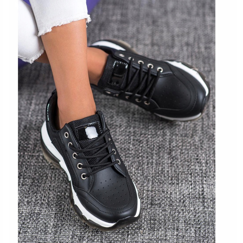 SHELOVET Eco -nahka lenkkarit musta 1