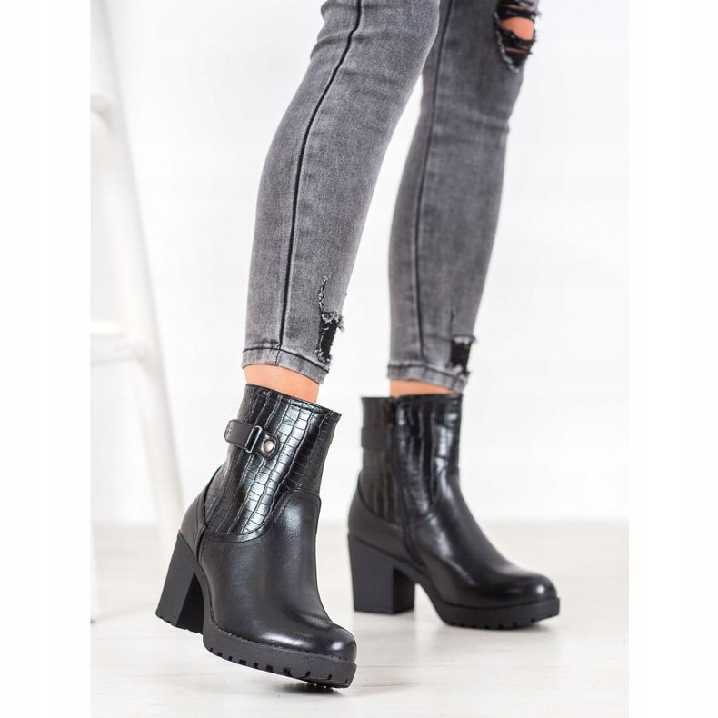 J. Star Lämpimät saappaat postissa musta 1