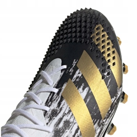 Adidas Predator 20.1 Ag M FW9185 jalkapallokengät musta, valkoinen, musta, kulta valkoinen 2