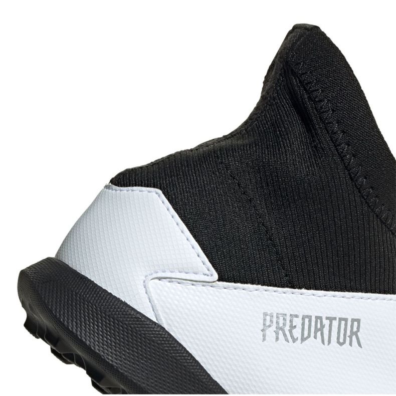 Adidas Predator 20.3 Ll Tf Jr FW9211 jalkapallokengät musta, valkoinen, musta, harmaa / hopea valkoinen 2