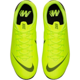 Nike Mercurial Vapor 12 Academy Mg Jr AH7347 701 jalkapallokengät keltainen 1