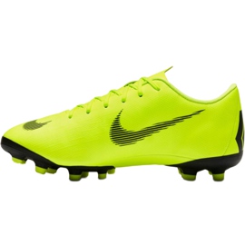 Nike Mercurial Vapor 12 Academy Mg Jr AH7347 701 jalkapallokengät keltainen 2