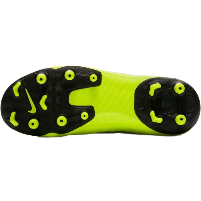 Nike Mercurial Vapor 12 Academy Mg Jr AH7347 701 jalkapallokengät keltainen 3