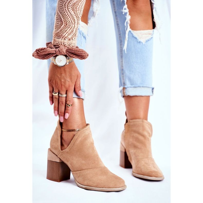 MSMG Naisten nilkkurit Beige Cut Meliori 1