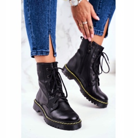 Naisten saappaat Glany Workers Maciejka Musta 01609-33 / 00-6 1