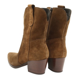 Gamis 4009 mokkanahkaiset cowboy -saappaat ruskea 3