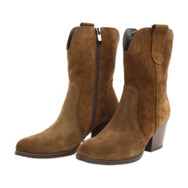 Gamis 4009 mokkanahkaiset cowboy -saappaat ruskea 2