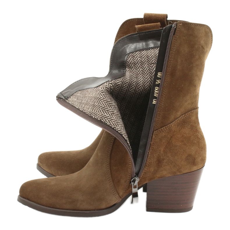 Gamis 4009 mokkanahkaiset cowboy -saappaat ruskea 4