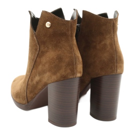 Gamis Nahkaiset mokkanahat saappaassa 4018 ruskea 3