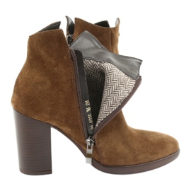 Gamis Nahkaiset mokkanahat saappaassa 4018 ruskea 4