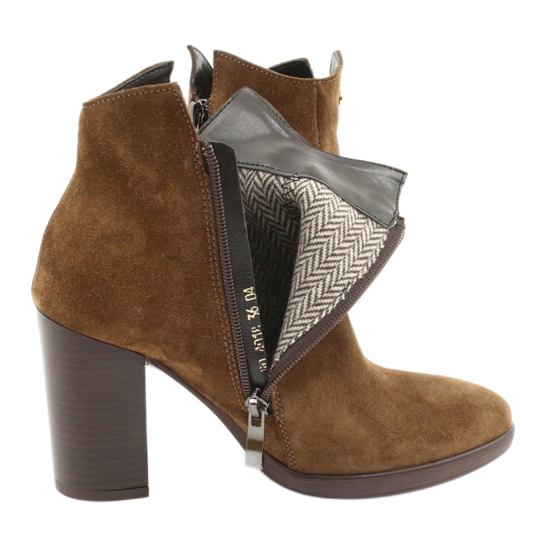 Gamis Nahkaiset mokkanahat saappaassa 4018 ruskea 4