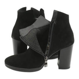 Gamis Nahkaiset mokkanahkanilkkurit 4018 mustat 4