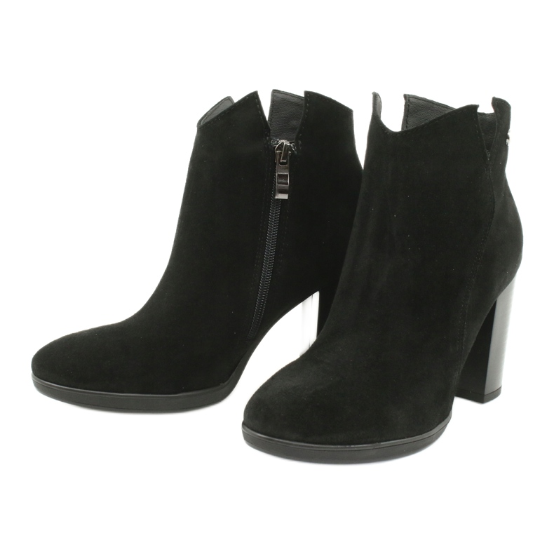 Gamis Nahkaiset mokkanahkanilkkurit 4018 mustat 2