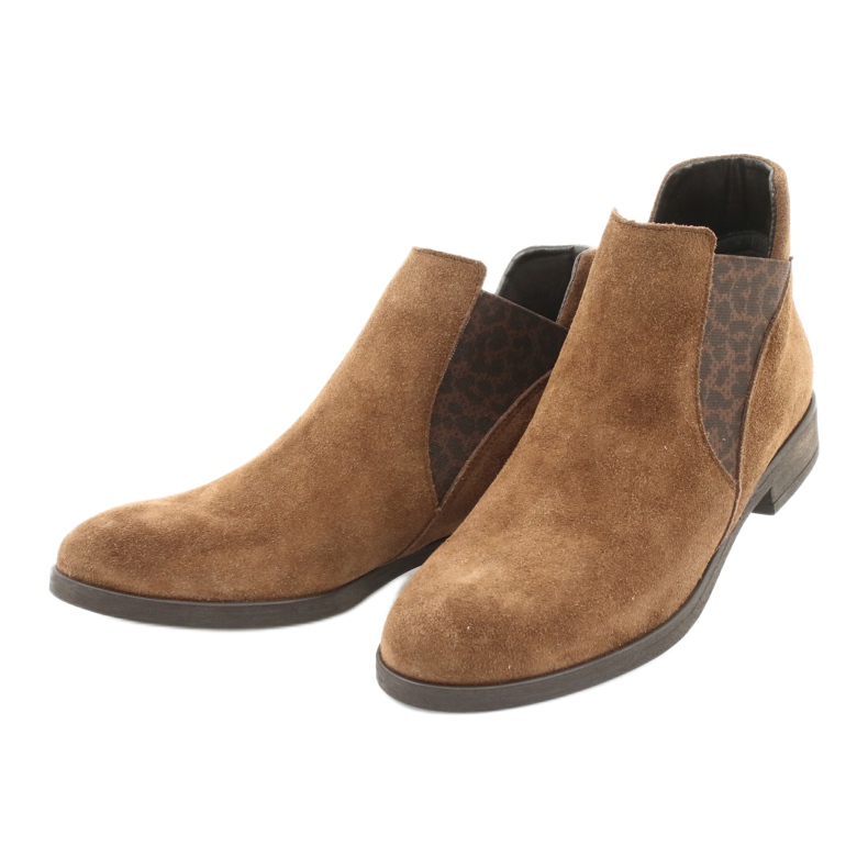 Gamis Mokkanahkaiset nilkkurit 4036 ruskea 2