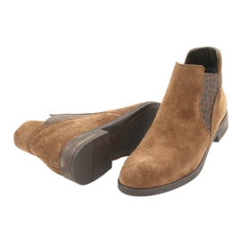 Gamis Mokkanahkaiset nilkkurit 4036 ruskea 3