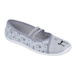 Befado nuorten kengät 345Q163 musta harmaa 1