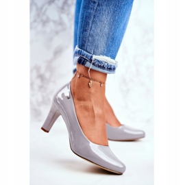 Naisten pumput Sergio Leone harmaa lakattu Orsola 1