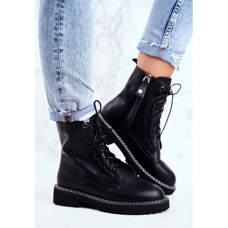 Naisten saappaat Big Star Black GG274596 musta 1