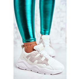 Naisten urheilukengät Big Star White GG274635 valkoinen 2