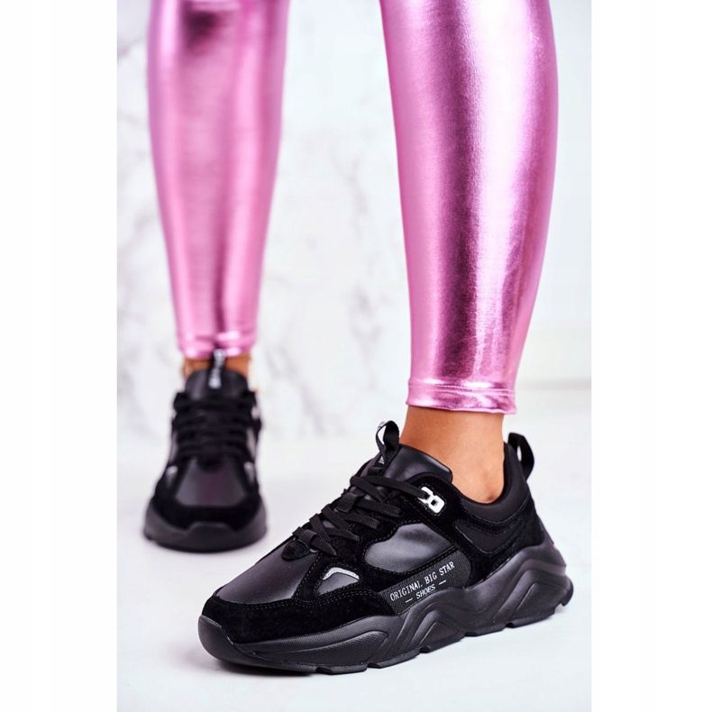 Naisten lenkkarit Big Star Black GG274654 musta 2