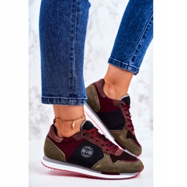 Nuorten urheilu Big Star Grey ja Claret GG274459 punainen harmaa 2