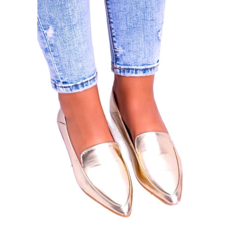 Golden Mirror Naisten Loaferit Lu Boo Mireldo kultainen 2