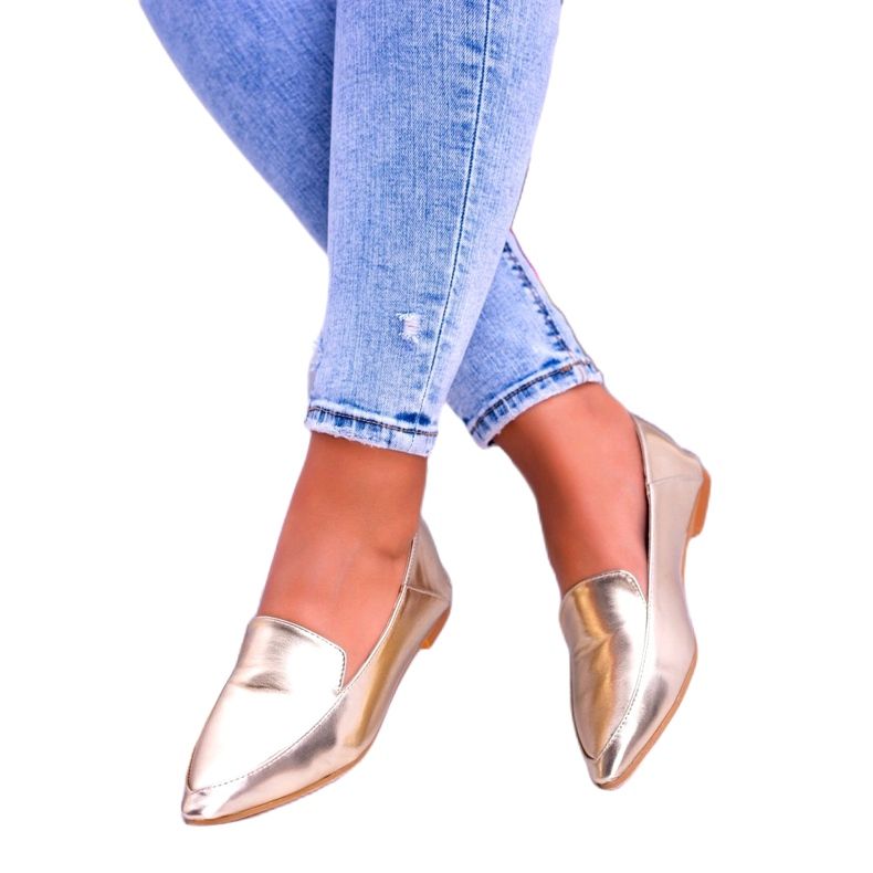 Golden Mirror Naisten Loaferit Lu Boo Mireldo kultainen 1