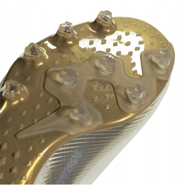 Adidas X Ghosted + Ag M FW9562 jalkapallokengät musta, valkoinen, kulta valkoinen 2