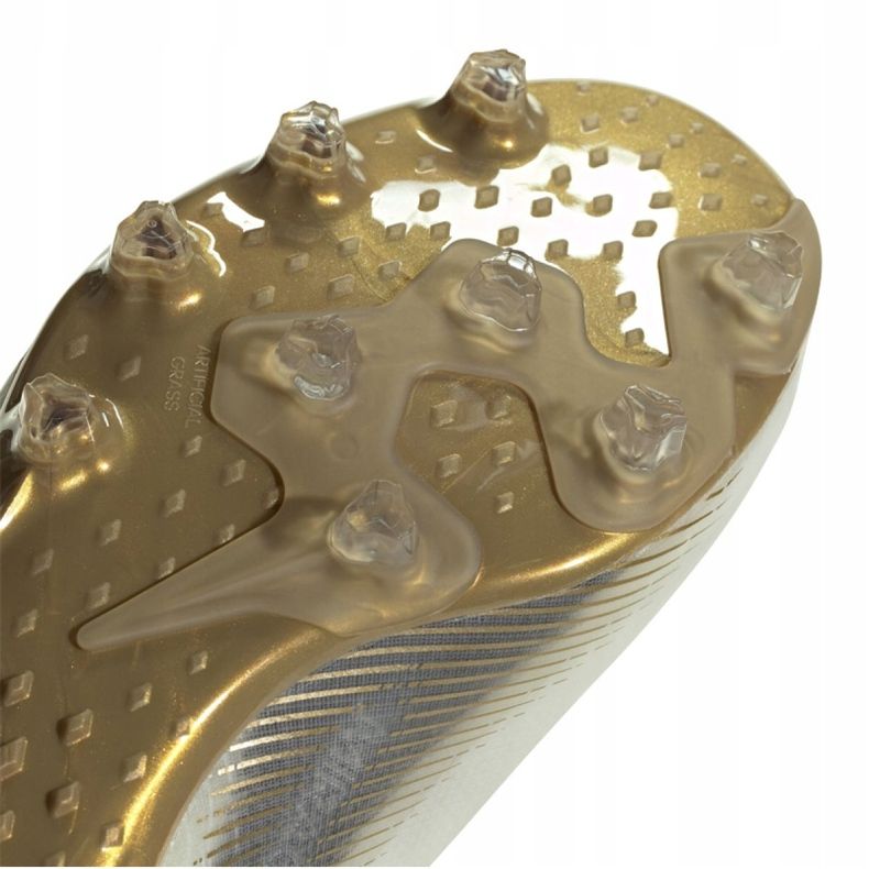 Adidas X Ghosted + Ag M FW9562 jalkapallokengät musta, valkoinen, kulta valkoinen 2