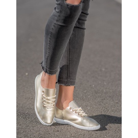 SHELOVET Kultaiset lenkkarit Eco -nahkaa kultainen 1