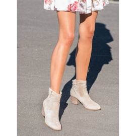 Bestelle Klassiset avoimet cowboy -saappaat beige 1