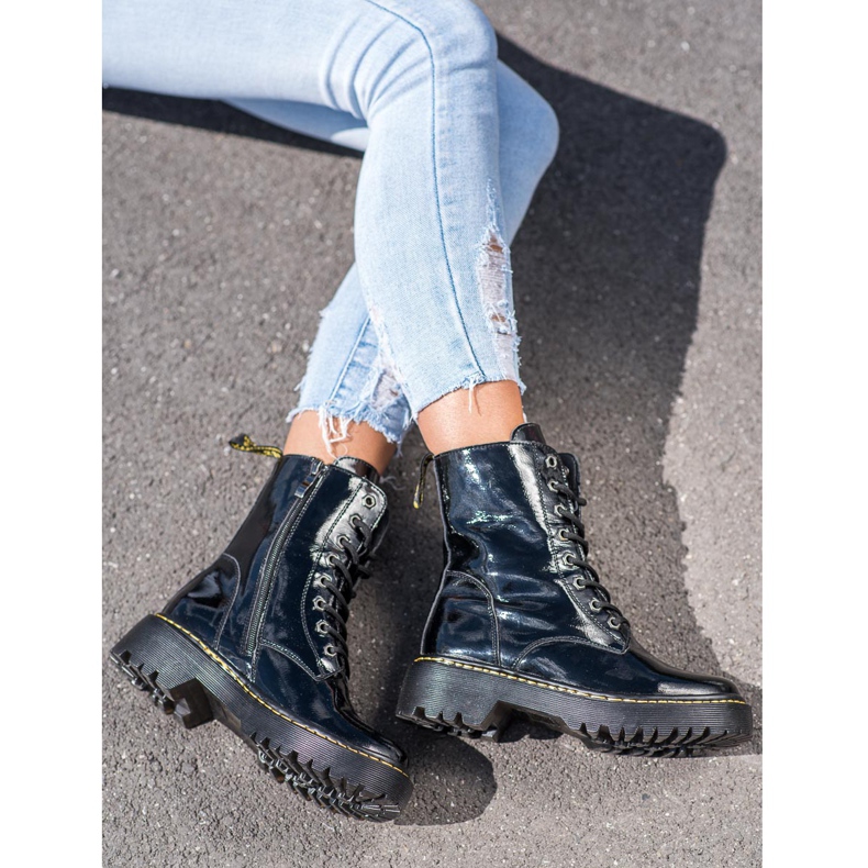 VINCEZA -nahkatyöntekijät musta 2