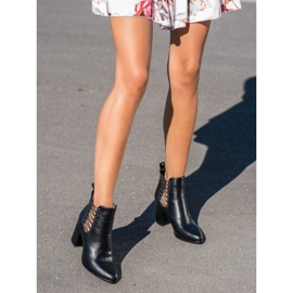 VINCEZA Cut Cut -saappaat musta 2