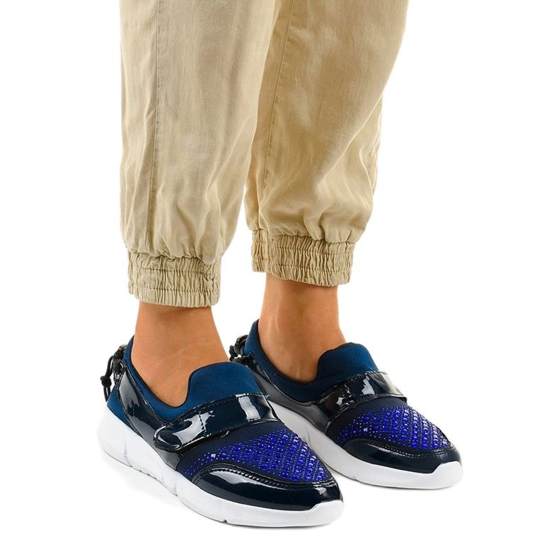 Tummansininen liukuva urheilukengät B120-3 laivastonsininen 1